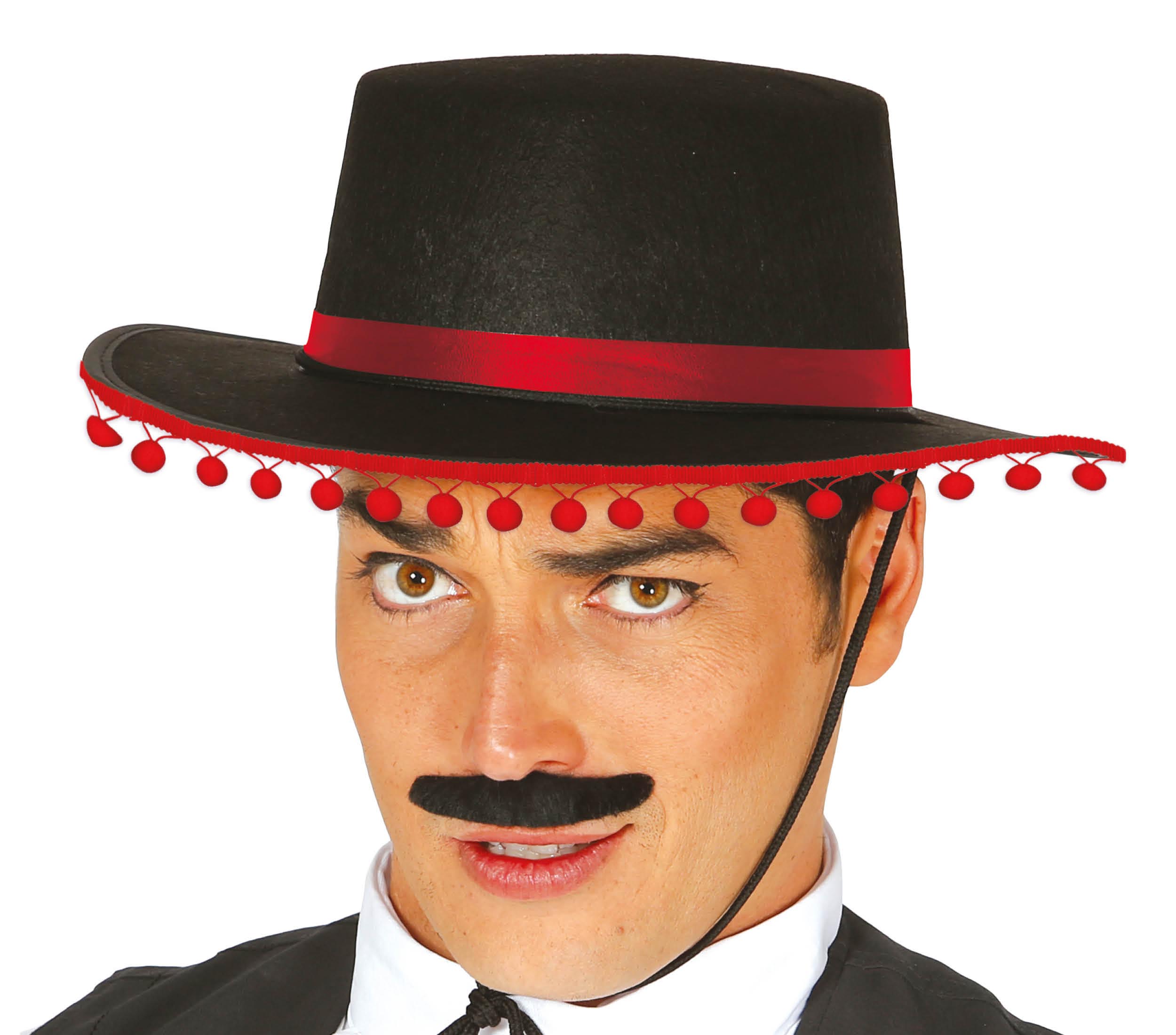 GP13452 – Weltkulturen Sombrero Flamenco Hut – Farbe: Schwarz