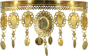 Orient Kopfschmuck für Damen mit roten Steinen, Bild 3