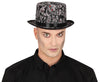 GP13480 – Halloween Schädelhut Eleganter Hut – Farbe: Schwarz