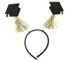GP13484 – Graduation Kopfschmuck Abschluss Feier – Farbe: Schwarz