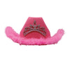 GP13493 – Cowboyhut Mit Funkelnder Krone – Farbe: Pink