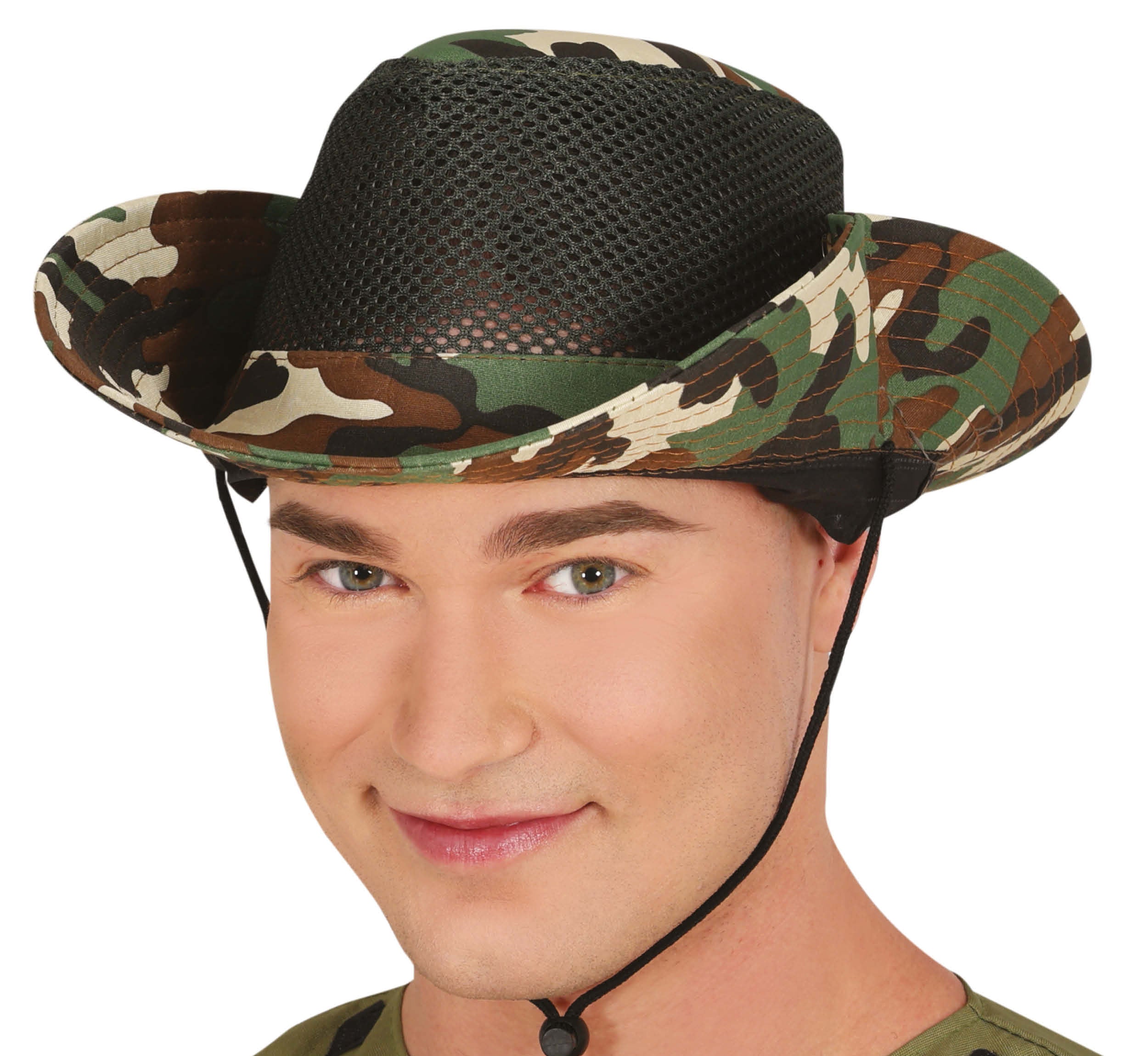 GP13495 – Militär Look Tropenhut Jäger – Farbe: Grün