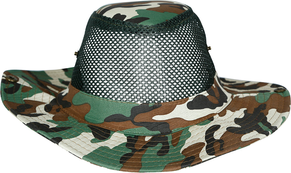 GP13495 – Militär Look Tropenhut Jäger – Farbe: Grün