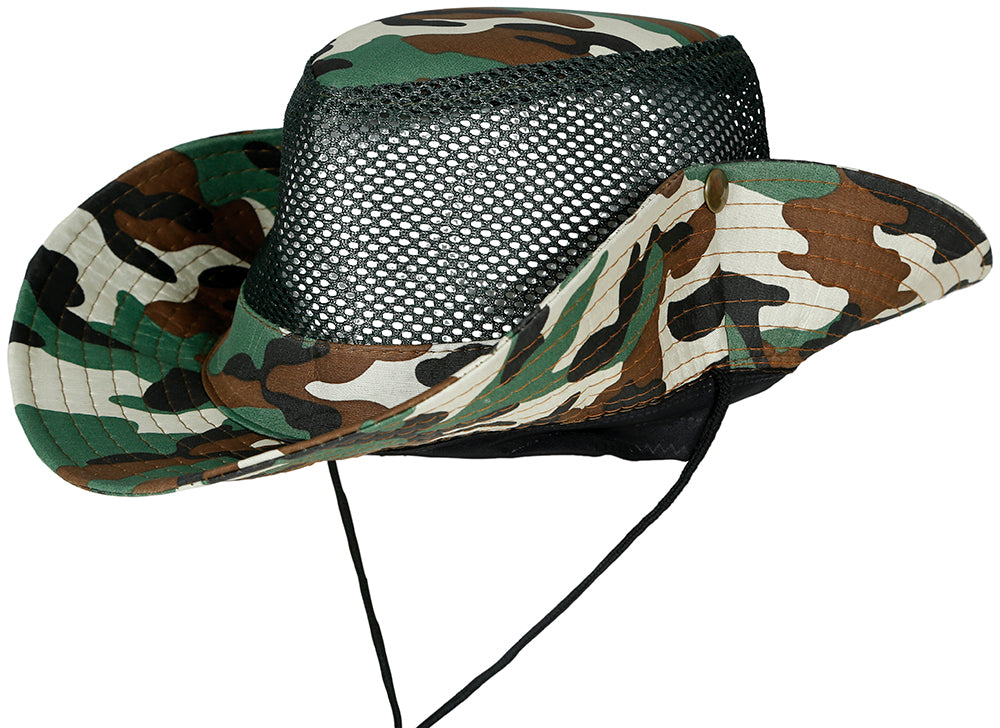 GP13495 – Militär Look Tropenhut Jäger – Farbe: Grün