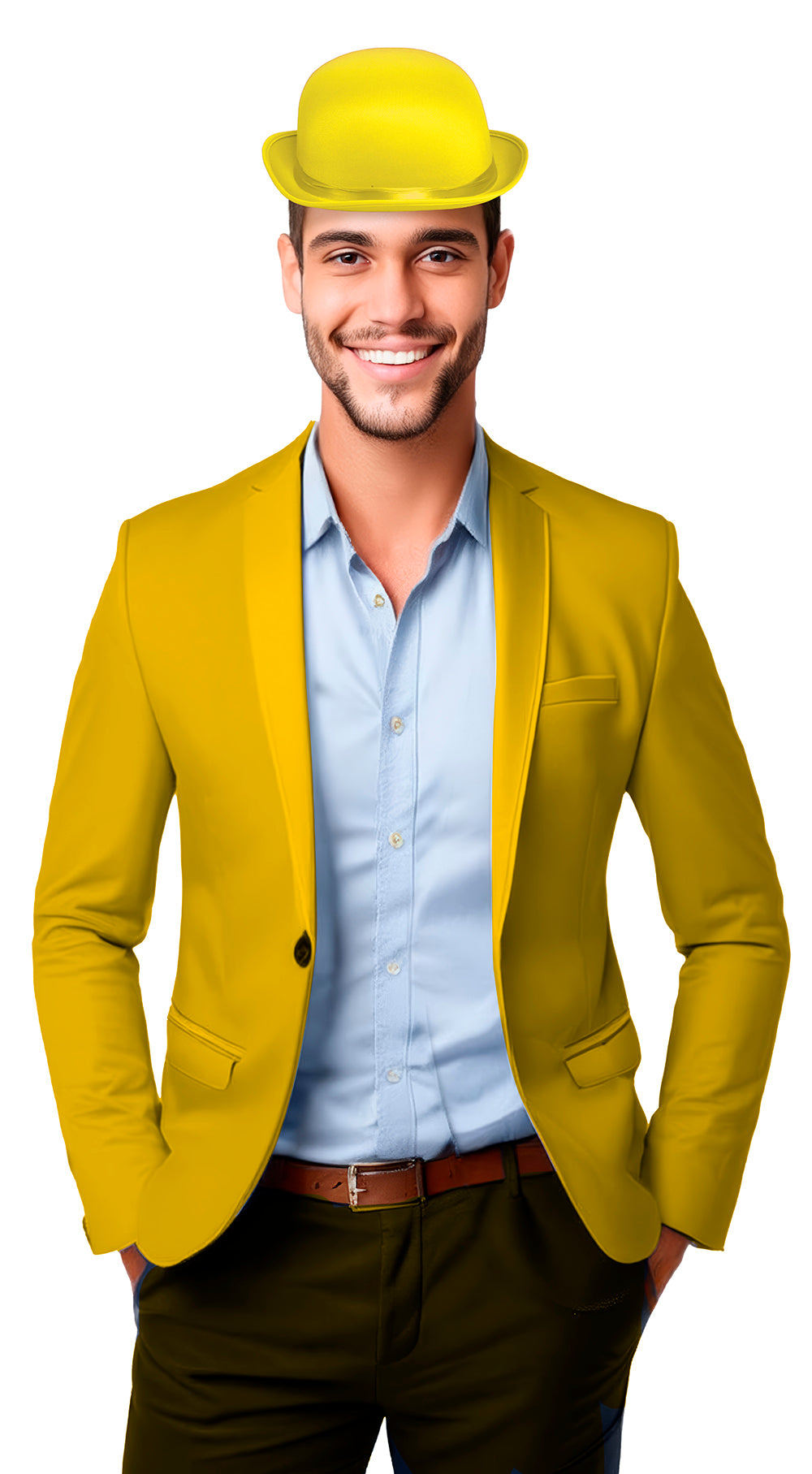 GP13395 – Clown Melone Hut Blauton Eleganz – Farbe: Gelb