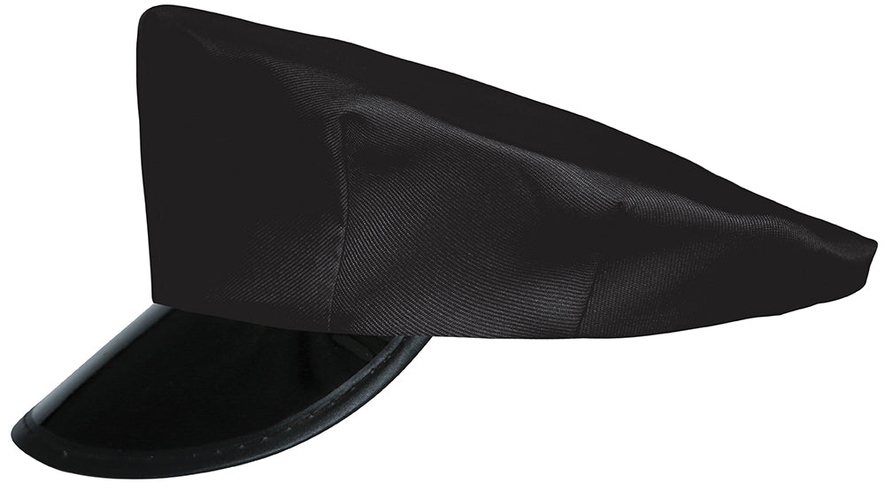GP13500 – Koch Chauffeur Mütze Karneval Accessoire – Farbe: Schwarz