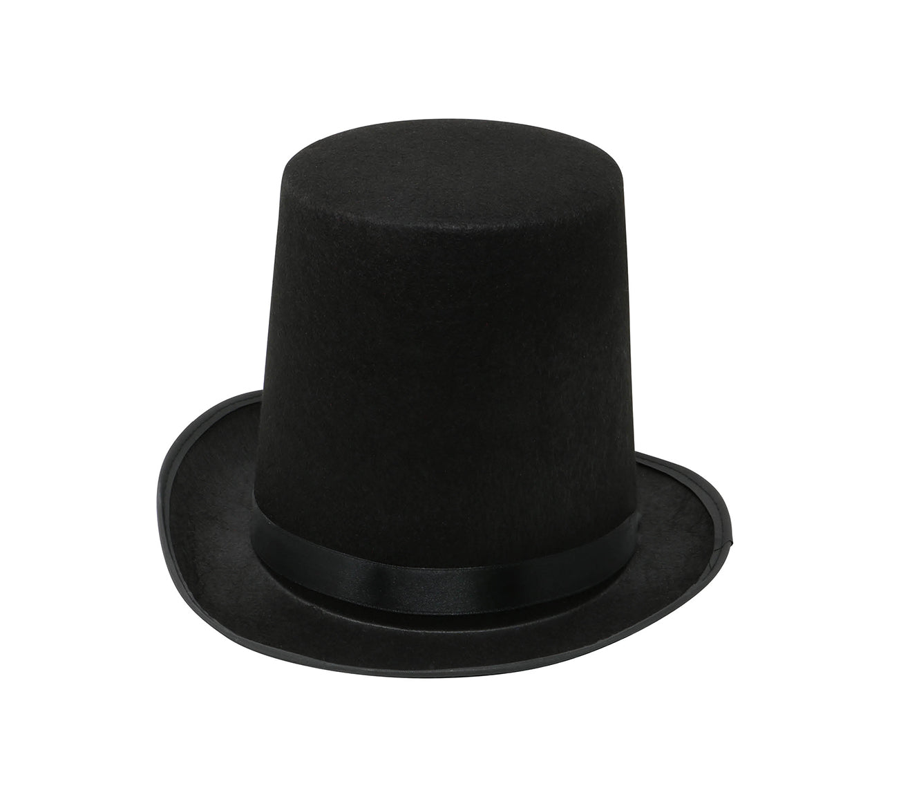 GP13504 – 19 Jahrhundert Hut Eleganter Zylinder – Farbe: Schwarz