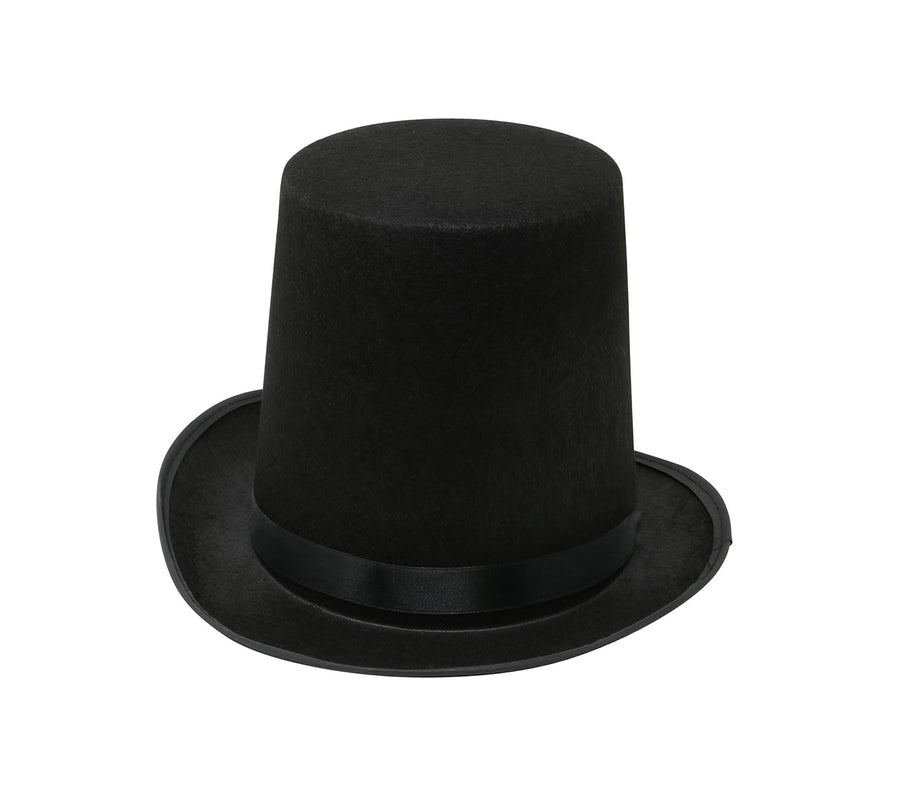 GP13504 – 19 Jahrhundert Hut Eleganter Zylinder – Farbe: Schwarz, Ansicht 2