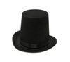 GP13504 – 19 Jahrhundert Hut Eleganter Zylinder – Farbe: Schwarz