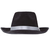GP13506 – 20s Gangsterhut Schwarzer Vintage Hut – Farbe: Schwarz