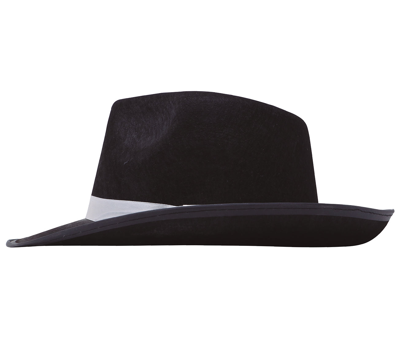 GP13506 – 20s Gangsterhut Schwarzer Vintage Hut – Farbe: Schwarz