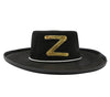 GP13531 – Banditenhut Maskerade Accessoire – Farbe: Schwarz