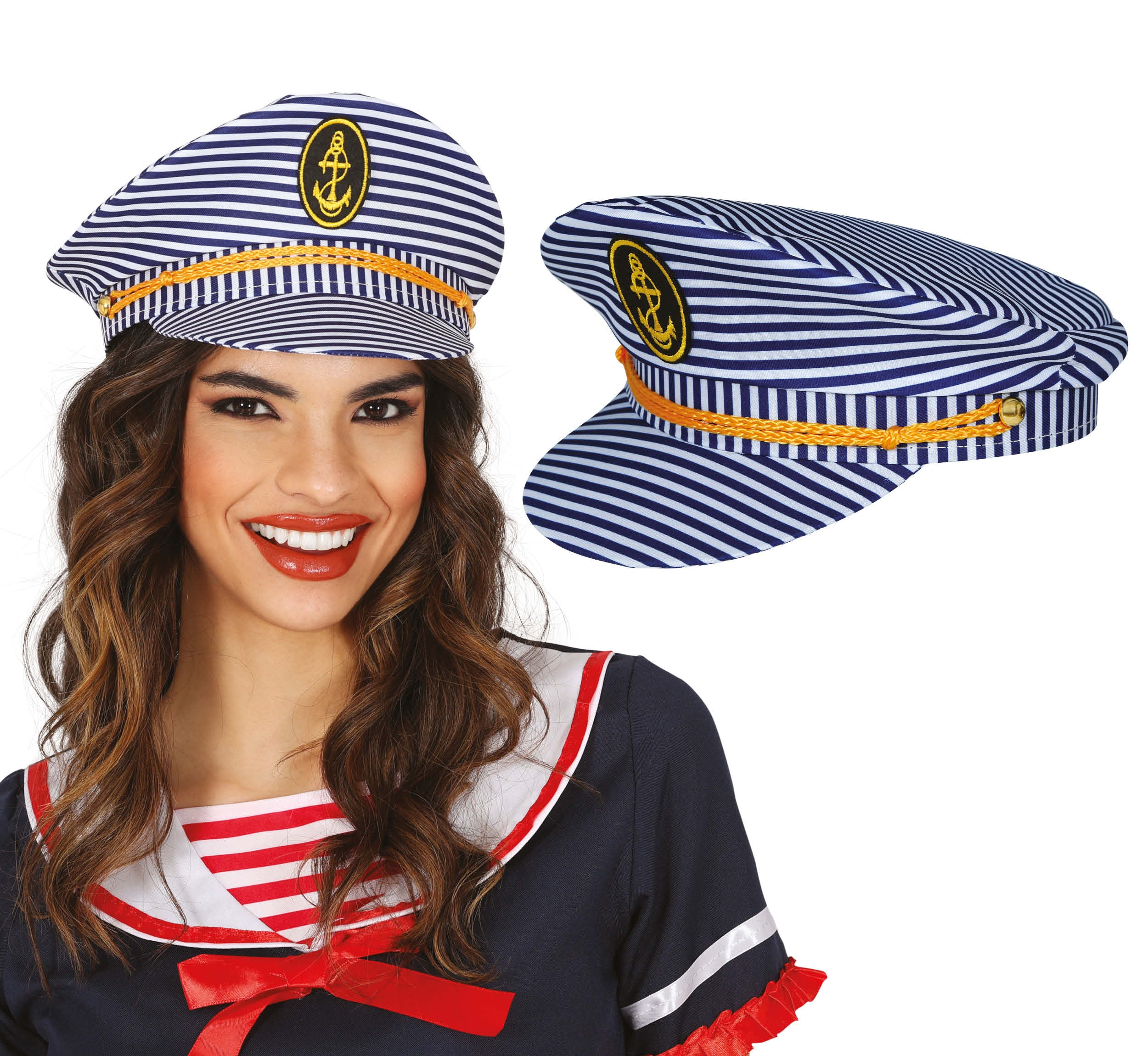 GP13535 – Lotsenmaritime Mütze Captain Segeltuch – Farbe: Blau