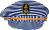 GP13535 – Lotsenmaritime Mütze Captain Segeltuch – Farbe: Blau