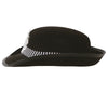 GP13545 – Polizei Karnevalshut Klassisch Schwarz – Farbe: Schwarz