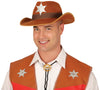 GP13546 – Cowboy Sheriff Karneval Hut – Farbe: Braun