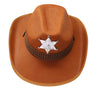 GP13546 – Cowboy Sheriff Karneval Hut – Farbe: Braun
