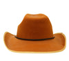 GP13548 – Cowboyhut Western Sheriff Braun Kostüm – Farbe: Braun