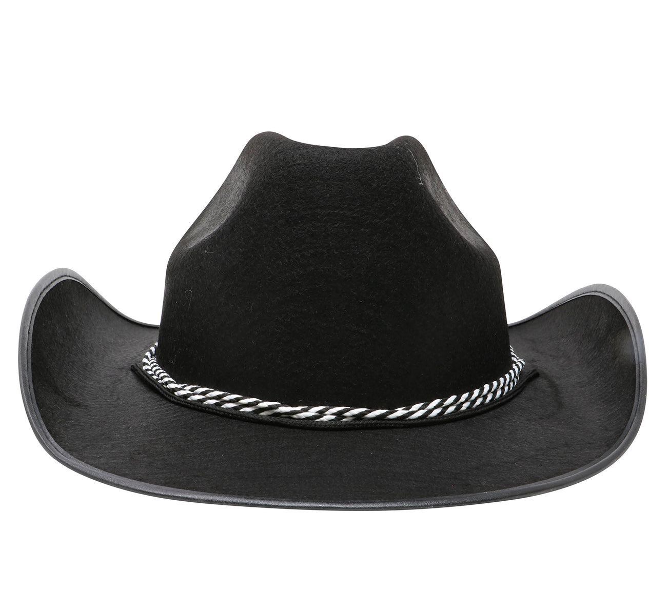 GP13549 – Cowboy Hut Schwarz Klassischer Westernhut – Farbe: Schwarz