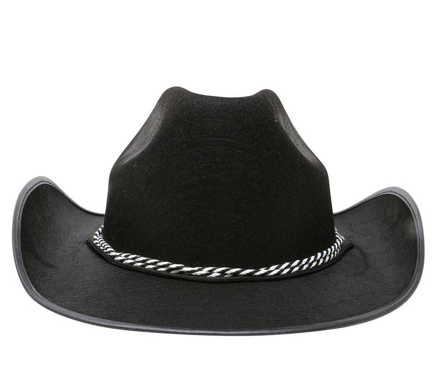 GP13549 – Cowboy Hut Schwarz Klassischer Westernhut – Farbe: Schwarz, Ansicht 2