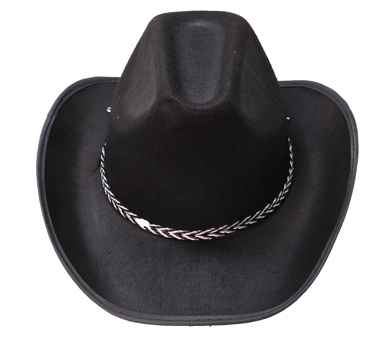 GP13549 – Cowboy Hut Schwarz Klassischer Westernhut – Farbe: Schwarz