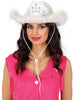 GP13493 – Cowboyhut Mit Funkelnder Krone – Farbe: Weiß