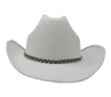 GP13551 – Cowboy Hut Western Kostüm Accessoire – Farbe: Weiß