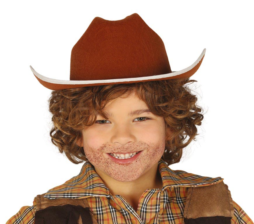 GP13561 – Cowboys Abenteuerhut Braun Kind Karneval – Farbe: Braun