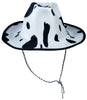 GP13566 – Cowboyhut Karneval Kostüm Zubehör – Farbe: Weiß