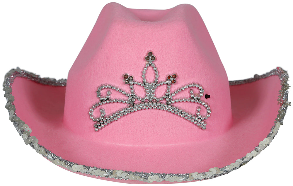 GP13582 – Cowboyhut Kinder Pink Glitzernd – Farbe: Pink