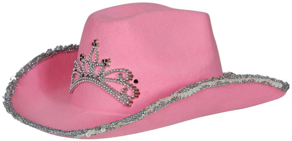GP13582 – Cowboyhut Kinder Pink Glitzernd – Farbe: Pink