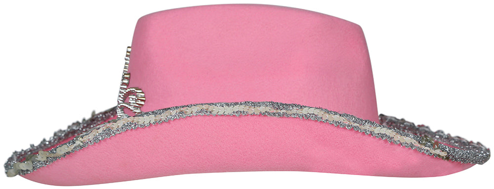 GP13582 – Cowboyhut Kinder Pink Glitzernd – Farbe: Pink