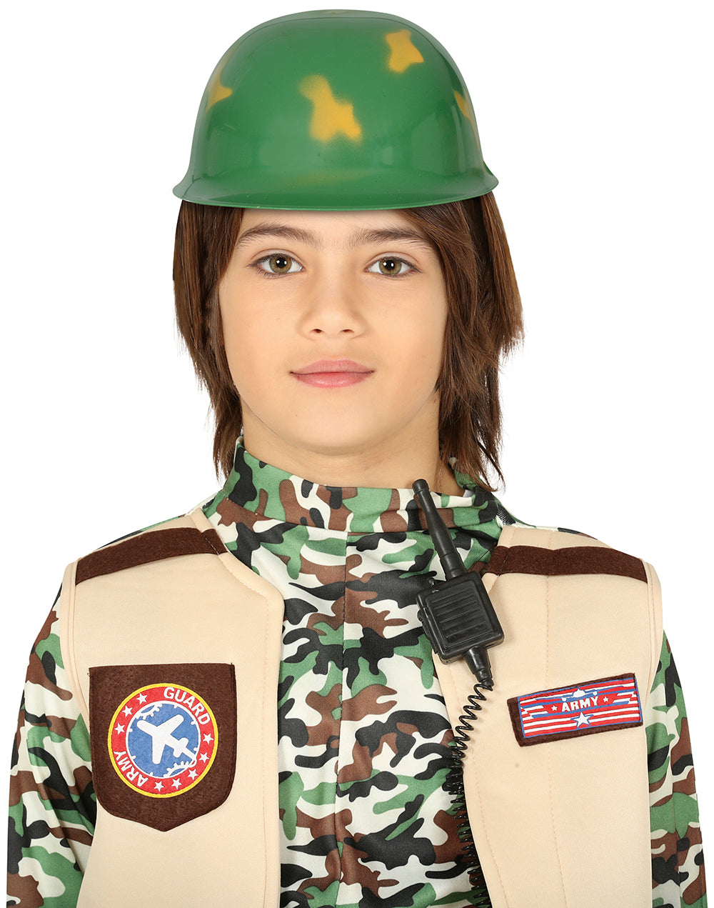 GP13590 – Militär Helm Karneval Abenteuer – Farbe: Grün