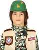 GP13590 – Militär Helm Karneval Abenteuer – Farbe: Grün
