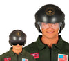 GP13597 – Pilot Karneval Accessoire Retro Fliegerhelm – Farbe: Schwarz