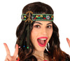 GP13604 – Hippie Stirnband Retro 60s Blumen – Farbe: Mehrfarbig