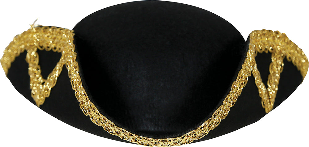GP13609 – Piratenhut Abenteuer Karneval Kinder – Farbe: Schwarz
