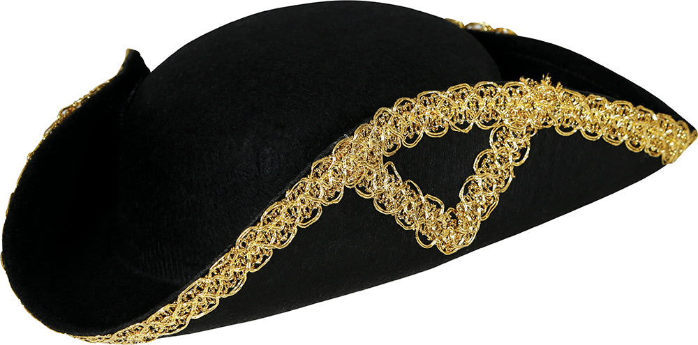 GP13609 – Piratenhut Abenteuer Karneval Kinder – Farbe: Schwarz