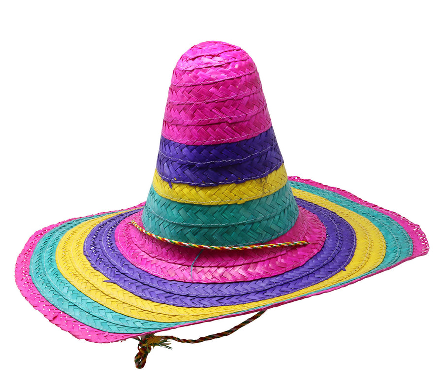 Sombrero für Erwachsene bunt 50 cm
