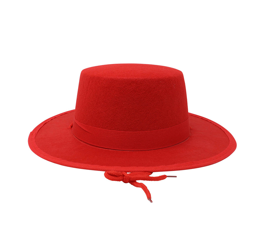 GP13627 – Weltkulturen Roter Flamenco Hut – Farbe: Rot, Ansicht 2