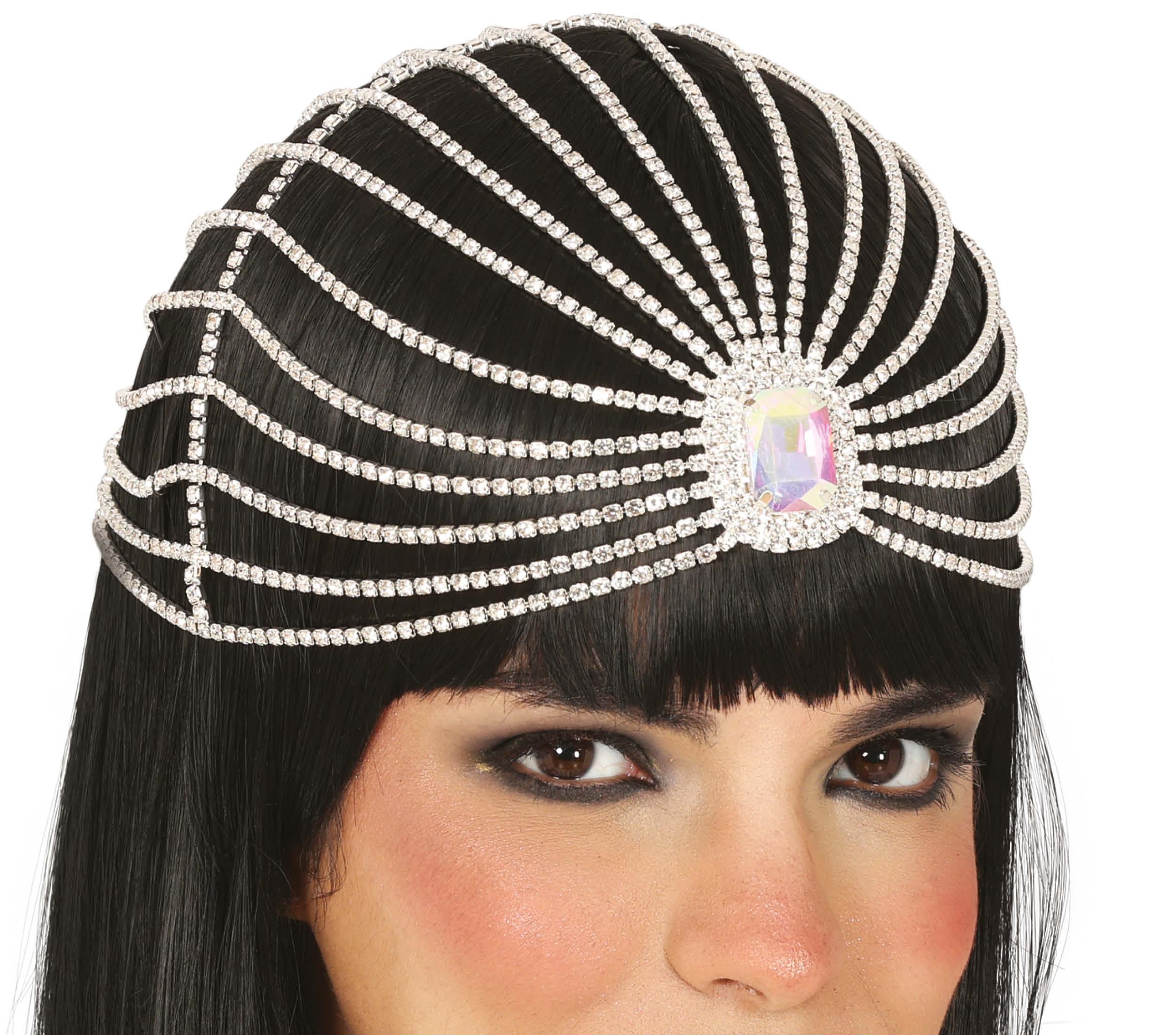 GP13642 – Prinzessin 20er Jahre Kopfschmuck – Farbe: Silber