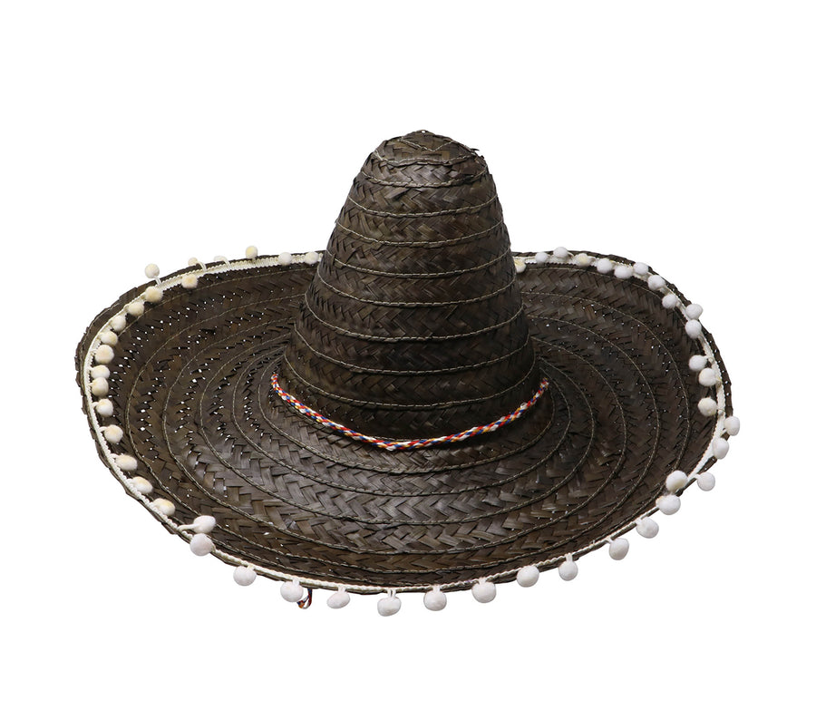 GP13646 – Mexiko Partyhut Sommer Karneval Gelb – Farbe: Schwarz, Ansicht 2