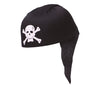 GP13665 – Pirat Kopftuch Schwarz Mit Totenkopf – Farbe: Schwarz