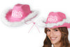 GP13667 – Cowboyhut Marabu Pink Party – Farbe: Pink / Weiß