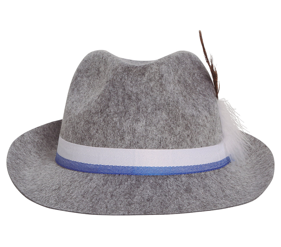 GP13675 – Oktoberfest Tradition Bayern Hut – Farbe: Grau, Ansicht 2