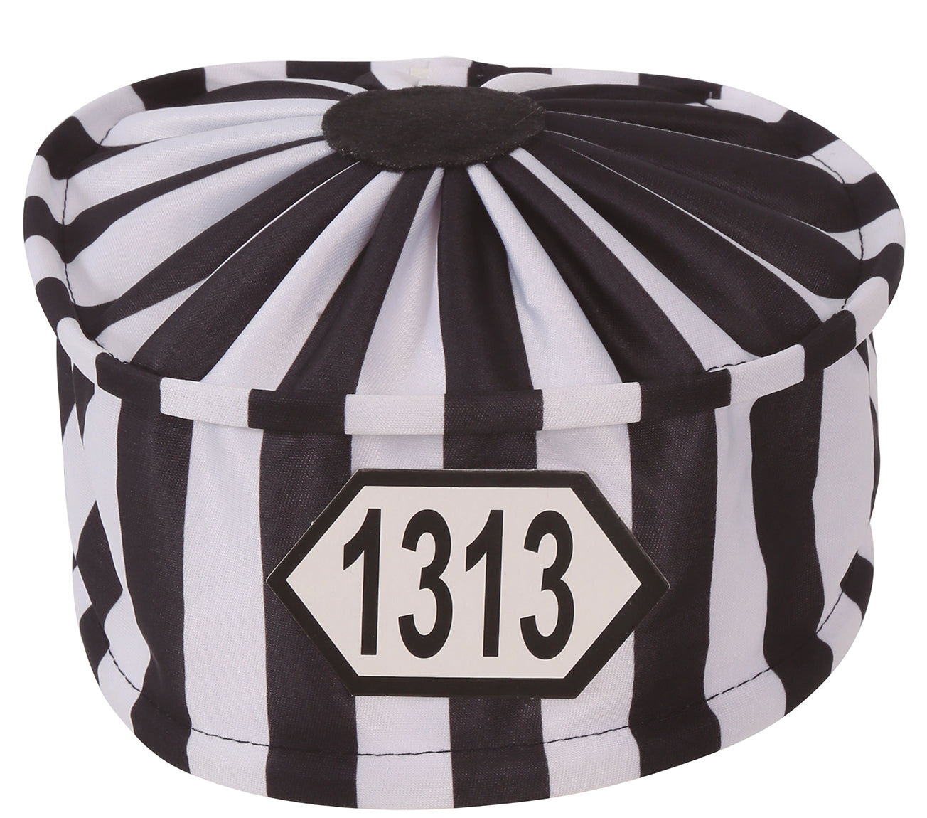 GP13719 – Dieb Sträflingshut Klassischer Karneval – Farbe: Weiß