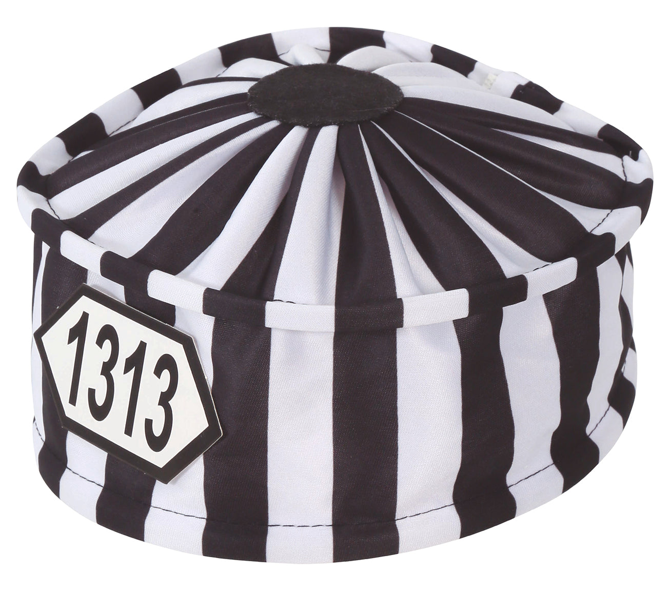 GP13719 – Dieb Sträflingshut Klassischer Karneval – Farbe: Weiß