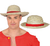 GP13758 – Märchenhut Sommerfest Strohträger Rotes – Farbe: Beige