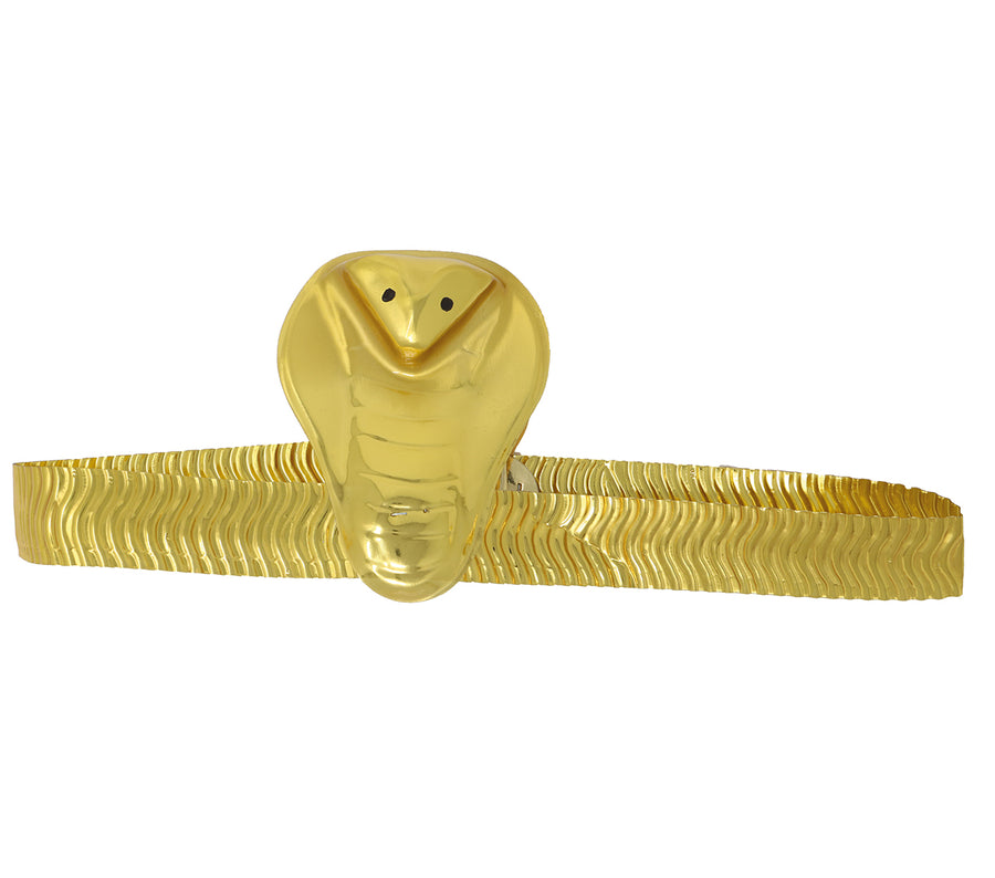 GP13759 – Ägypten Stirnband Goldene Schlange – Farbe: Gold, Ansicht 2