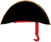GP13760 – Pirat Dreispitz Hut Schwarz Rot – Farbe: Schwarz